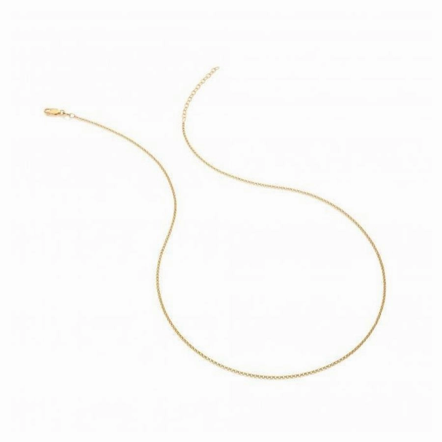 Jac Jossa Embrace 45-50CM Belcher Chain texture-silver-ornament  
