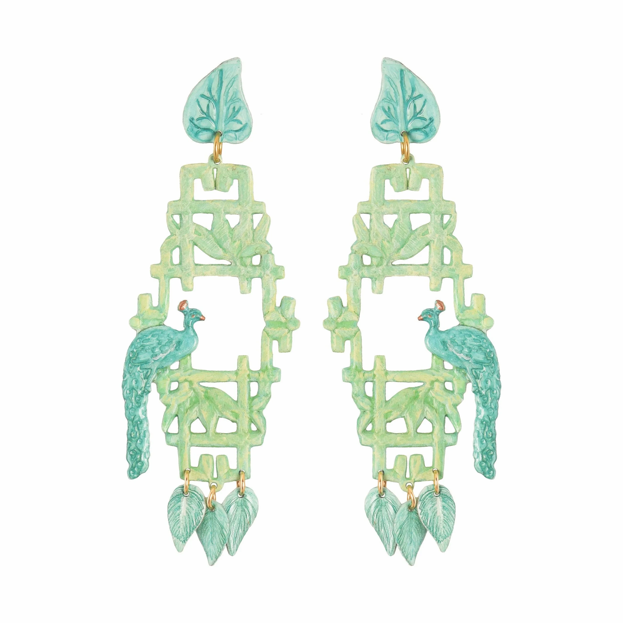 Jade Yuyuan Earrings