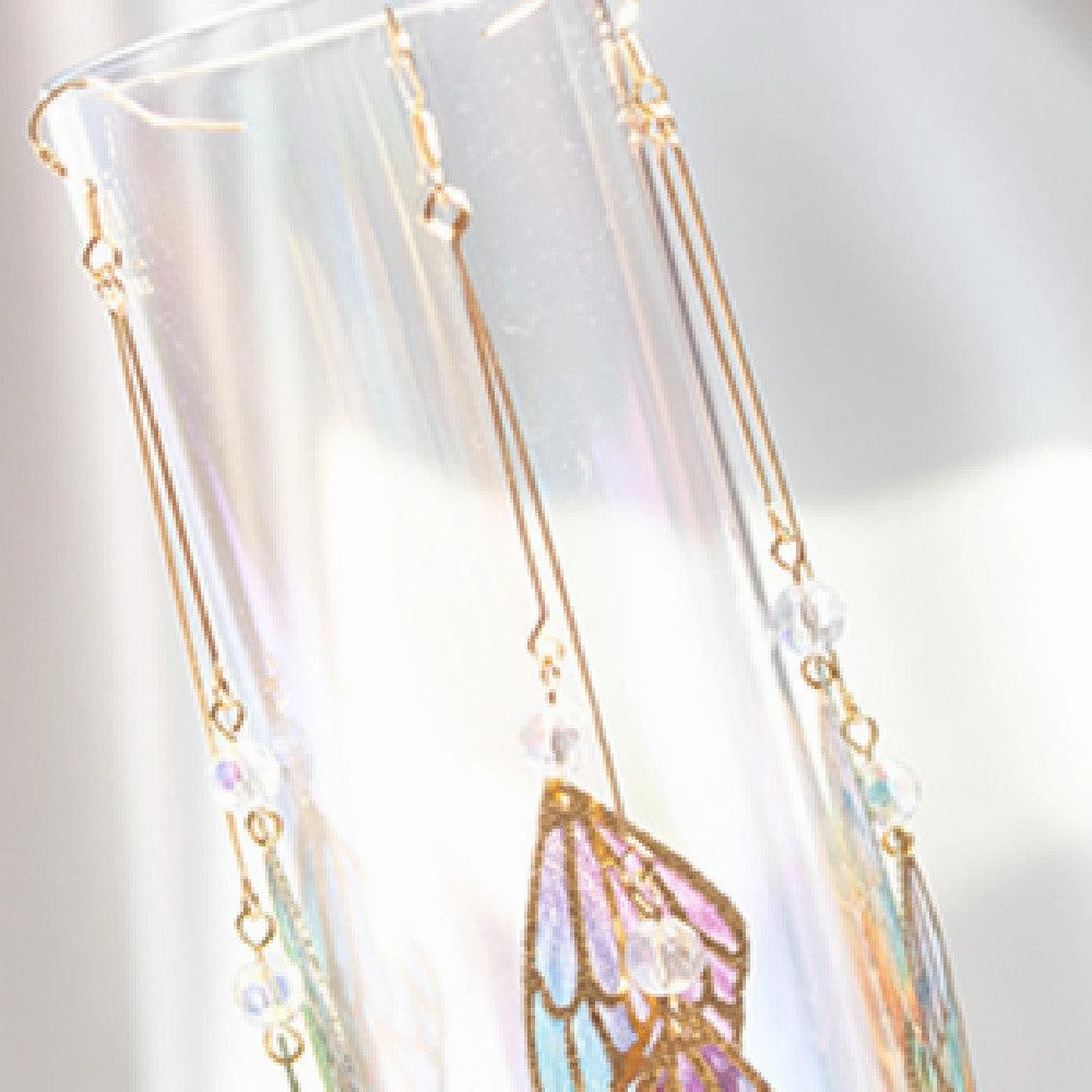 Japanese Handmade Gradient Butterfly Earrings
