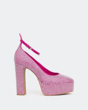 Jayne, Fuchsia. Wildleder/Wildleder Fuchsia