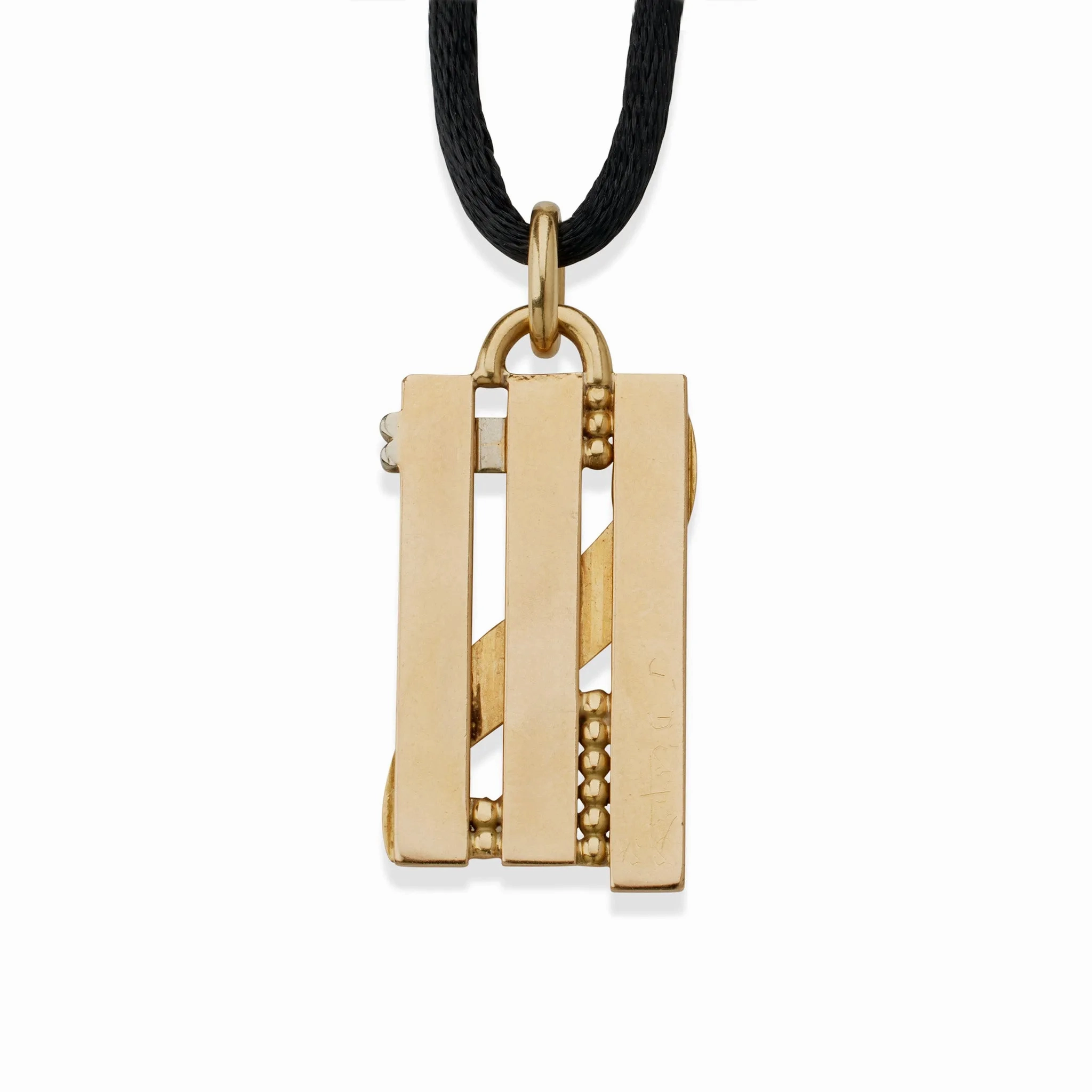 Jean Despr??s Modernist 18K Gold Pendant