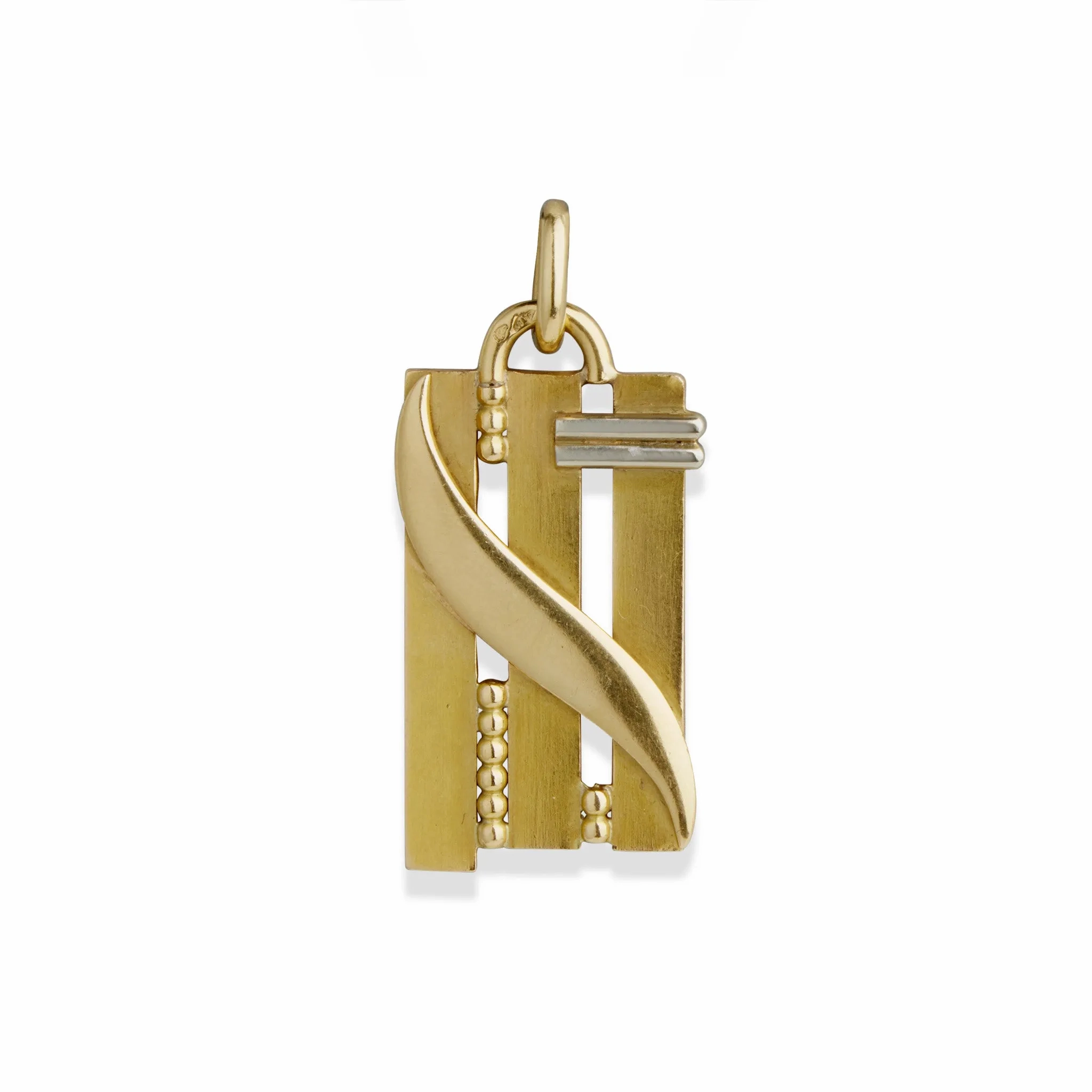 Jean Despr??s Modernist 18K Gold Pendant