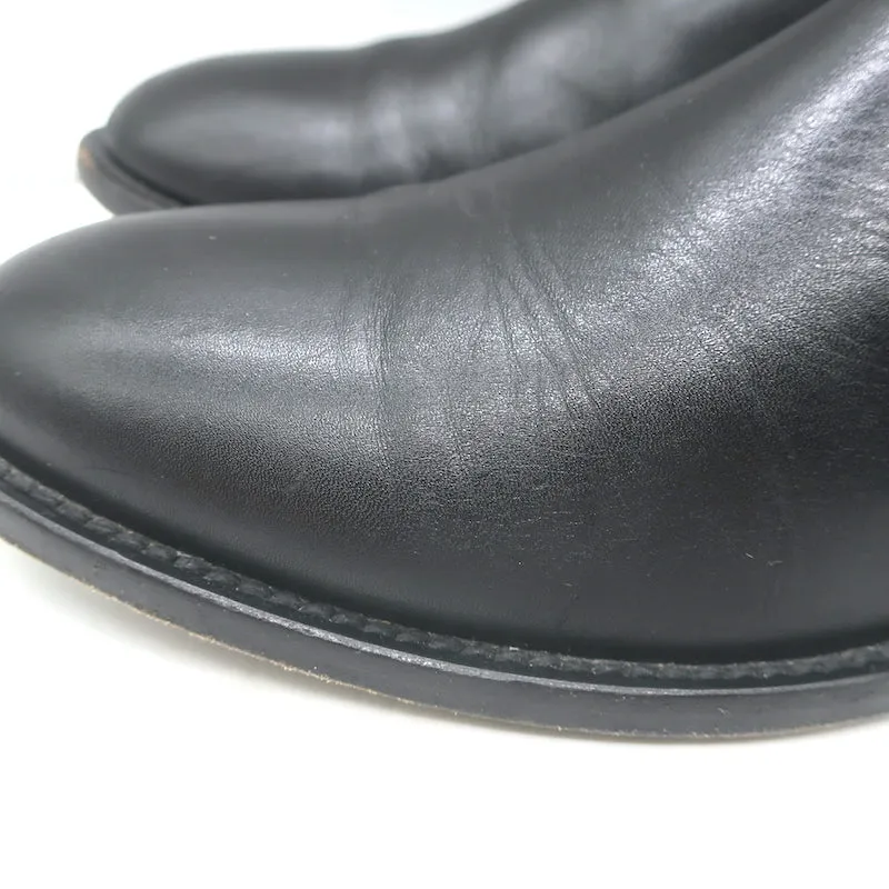 Jenni Kayne Chelsea Stiefel Schwarz Leder Größe 37,5 Flache Knöchelstiefel