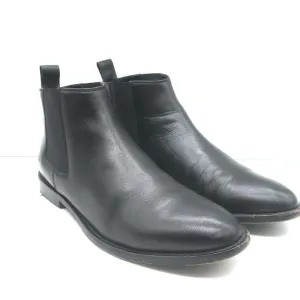 Jenni Kayne Chelsea Stiefel Schwarz Leder Größe 37,5 Flache Knöchelstiefel