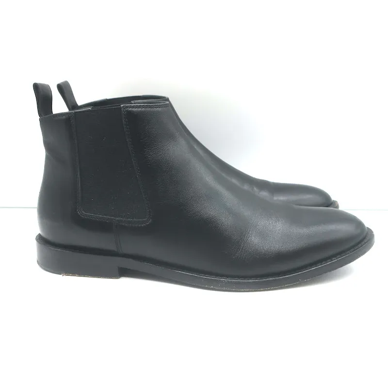 Jenni Kayne Chelsea Stiefel Schwarz Leder Größe 37,5 Flache Knöchelstiefel