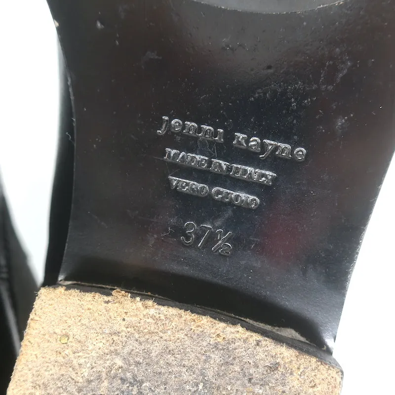 Jenni Kayne Chelsea Stiefel Schwarz Leder Größe 37,5 Flache Knöchelstiefel
