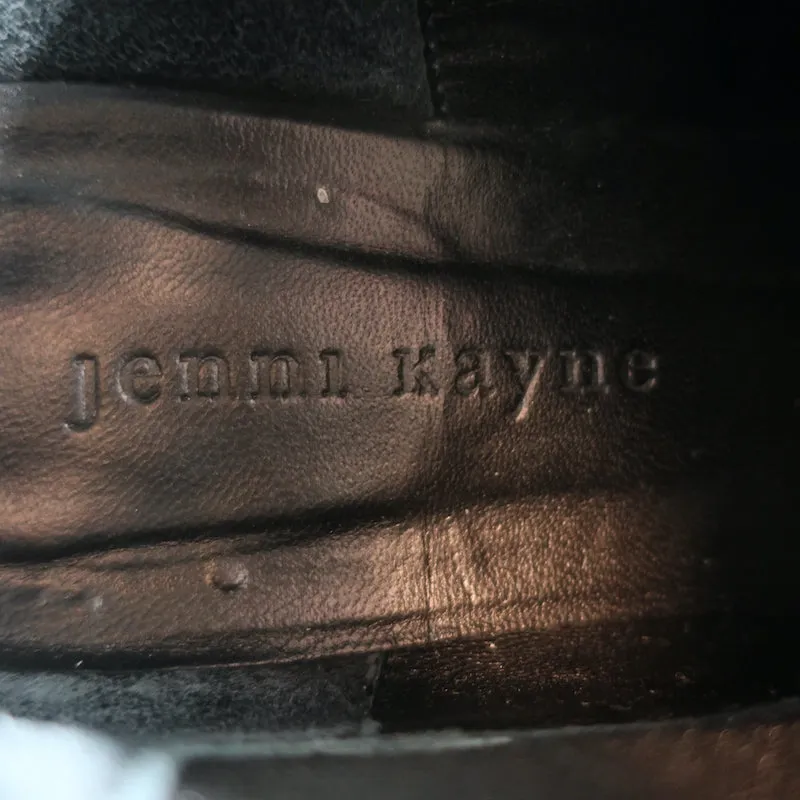 Jenni Kayne Chelsea Stiefel Schwarz Leder Größe 37,5 Flache Knöchelstiefel