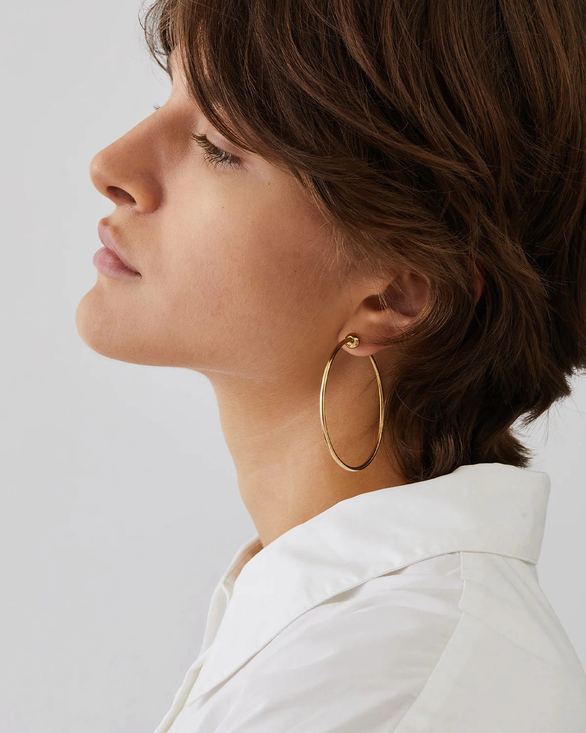 JENNY BIRD - ICON HOOP EARRINGS MEDIUM