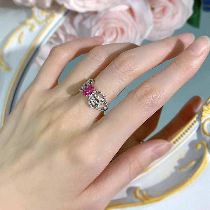 Jewelry Bow Lace Design Sense European And American Fashion Ring