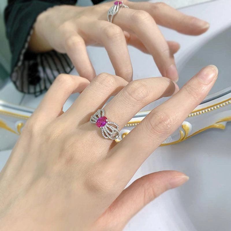Jewelry Bow Lace Design Sense European And American Fashion Ring