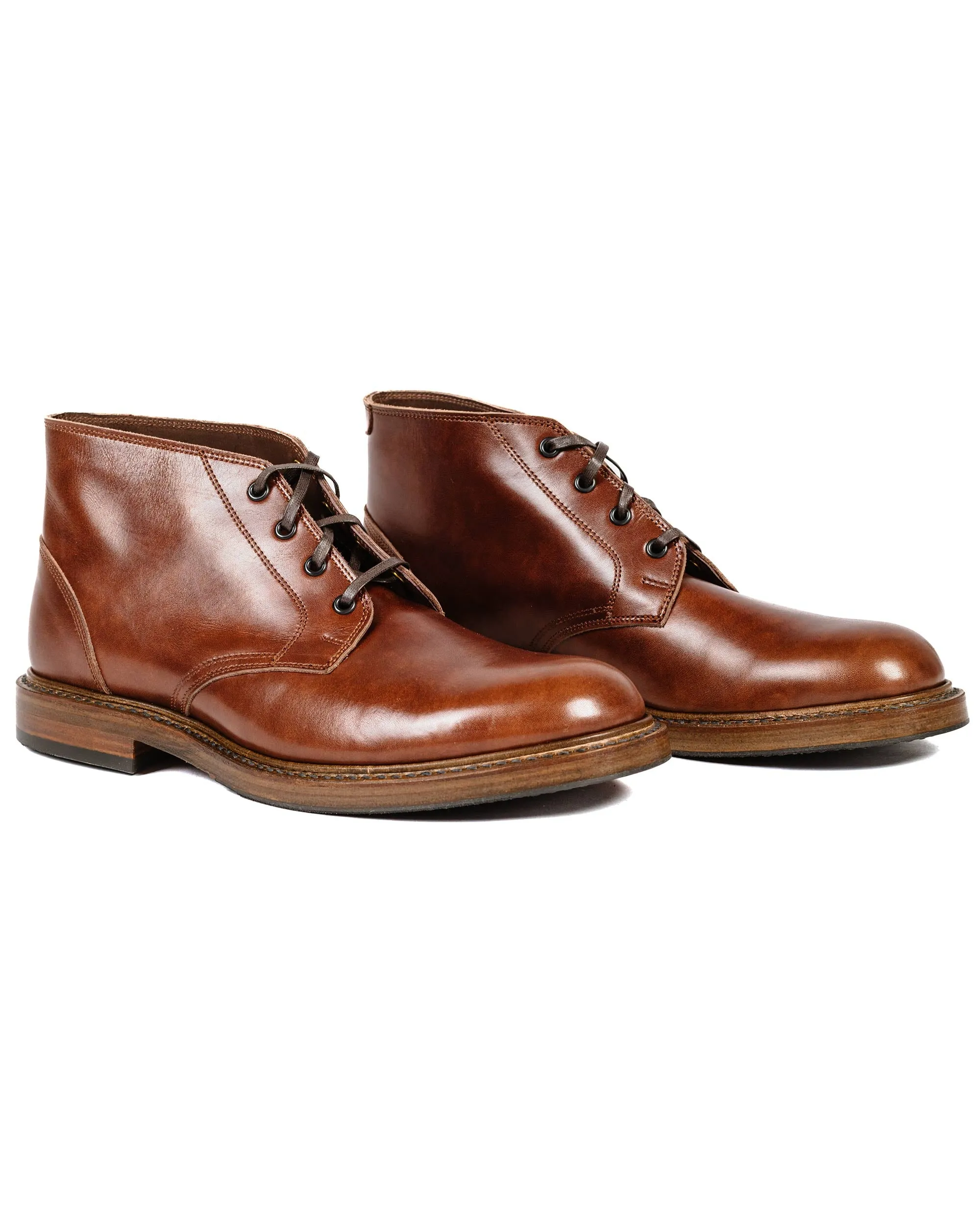 John Lofgren Bootmaker Die standhaften Chukka-Stiefel Französisches Kalbsleder Braun
