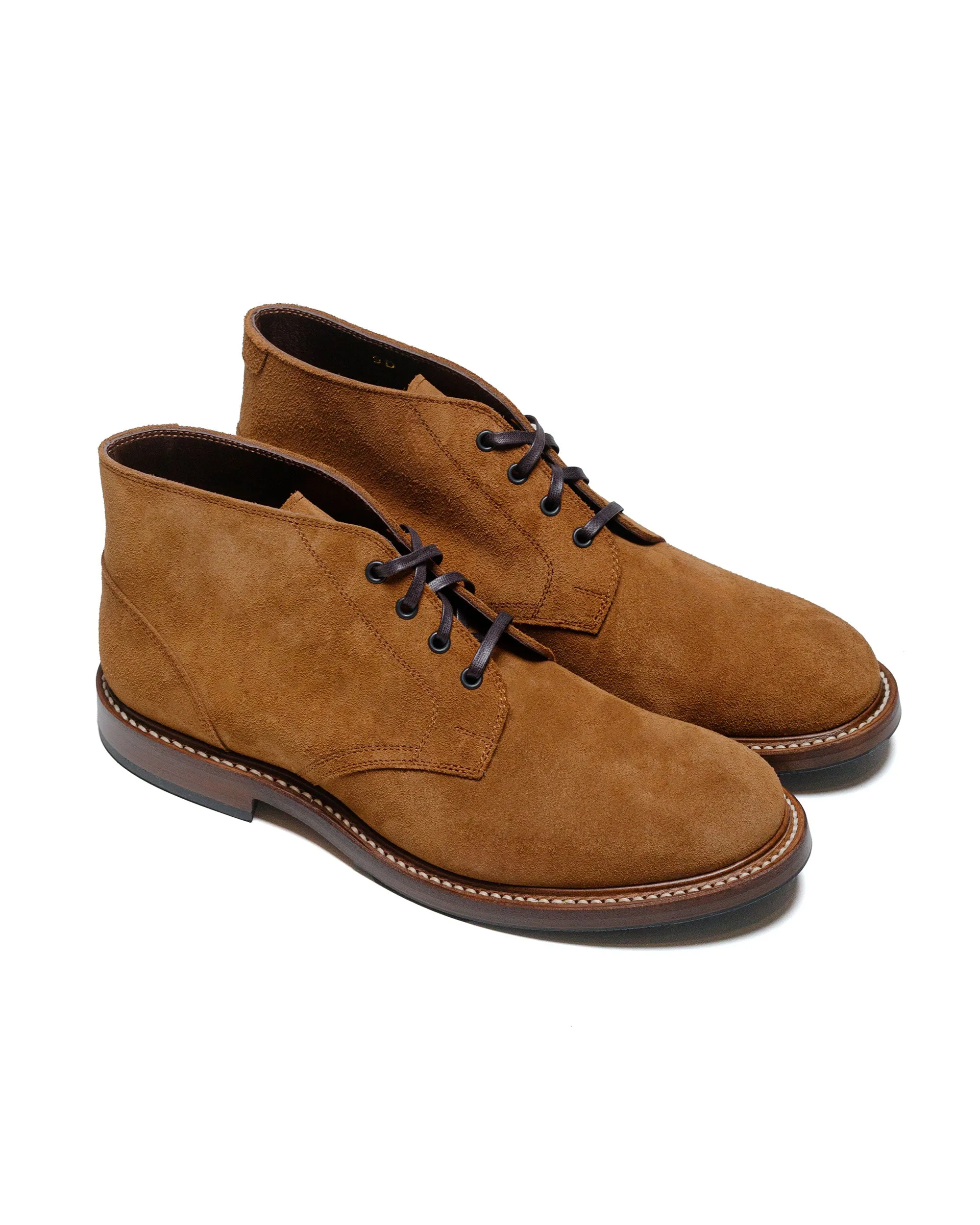 John Lofgren Bootmaker Die standhaften Chukka-Stiefel Japanisches Suede Senf
