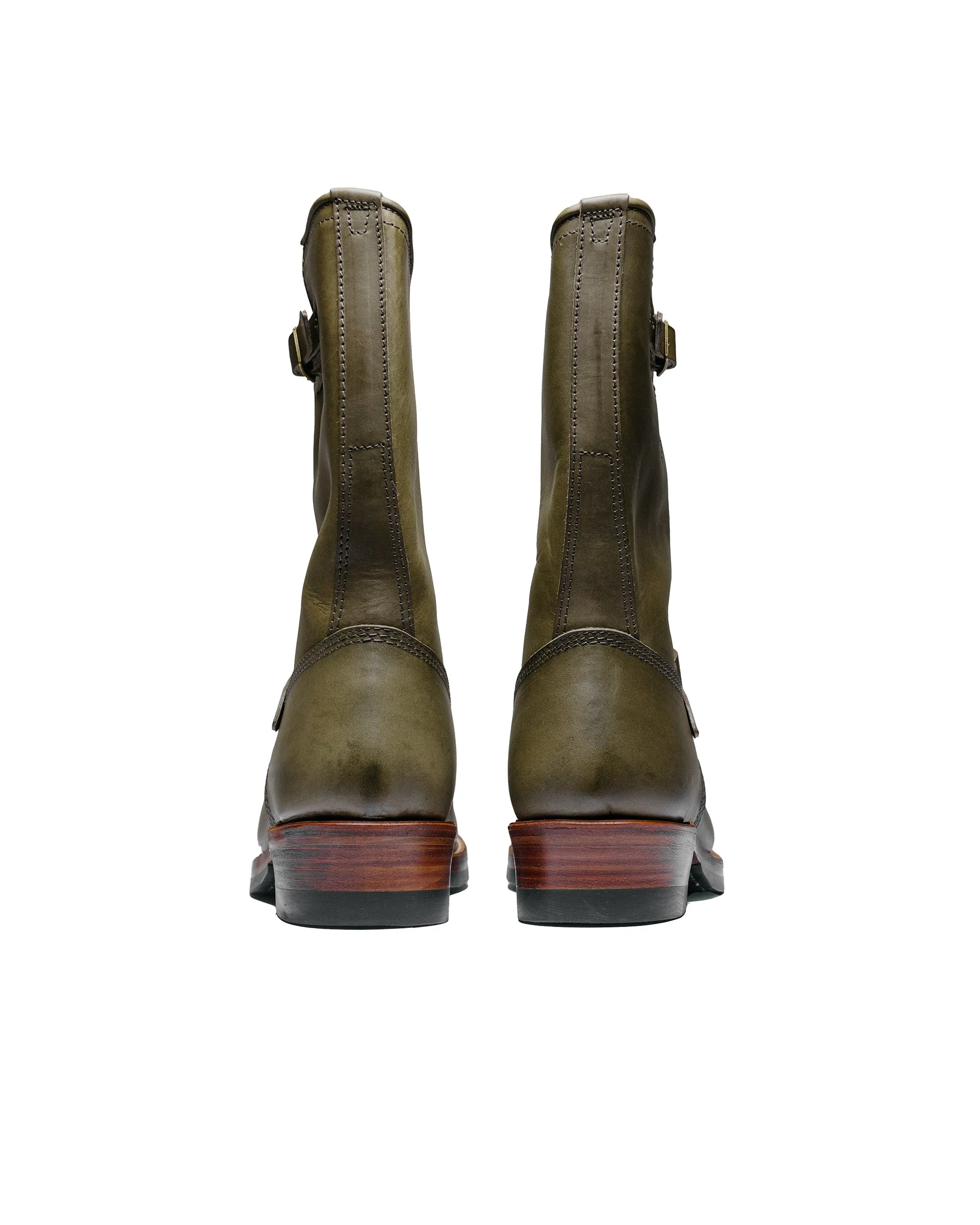 John Lofgren Bootmaker Wabash Engineer Stiefel Badalassi Carlo Leder Grigio