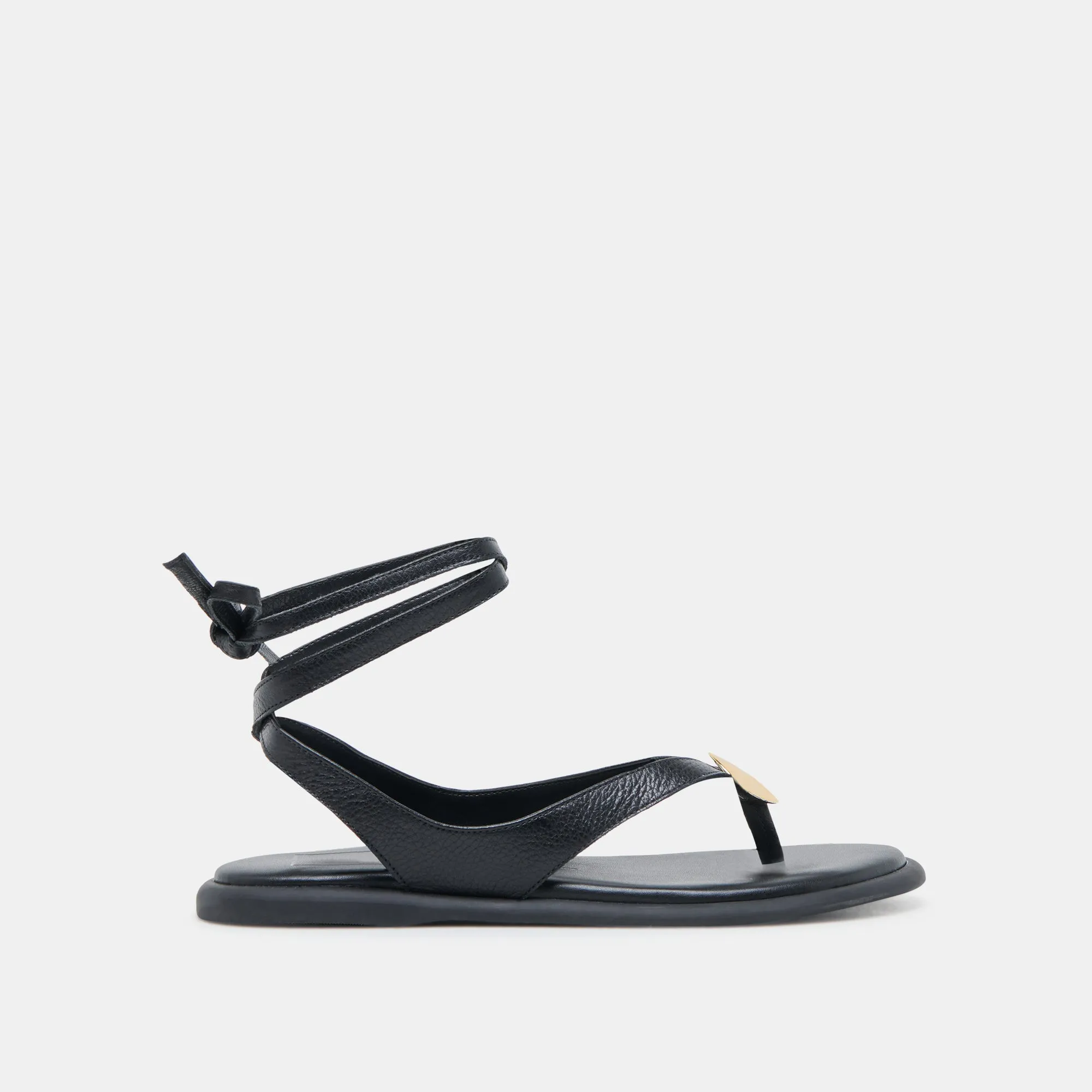 JUDY SANDALEN SCHWARZES LEDER