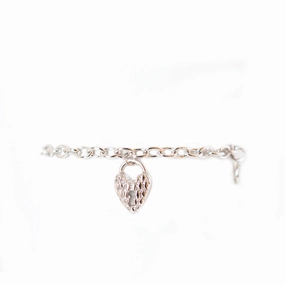 Just Cavalli Bracelet Chain Type With Heart Charm fashion-jewelry  