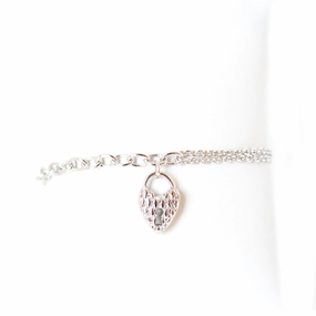 Just Cavalli Bracelet Chain With Heart Shape Charm fashion-jewelry  