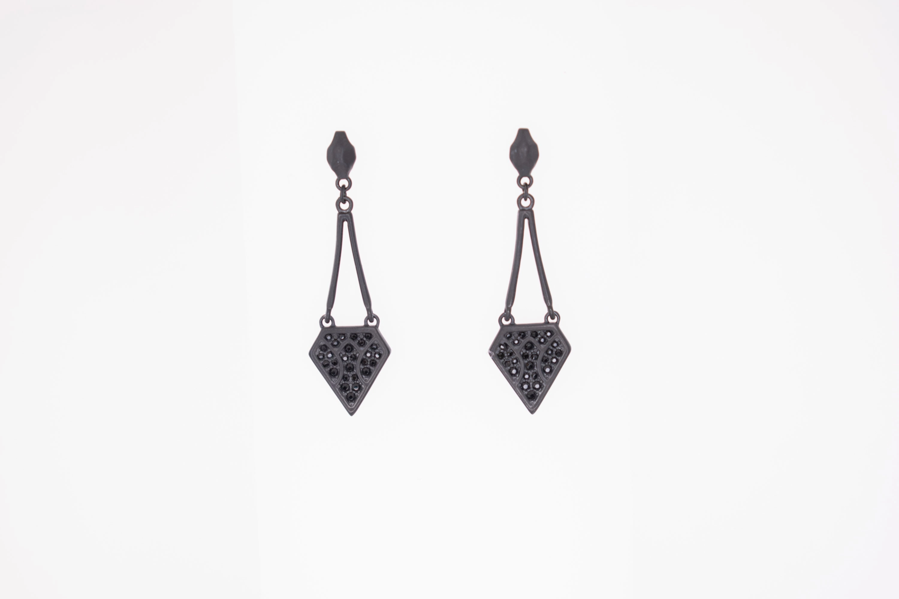 Just Cavalli Earring With Black Matte Finish