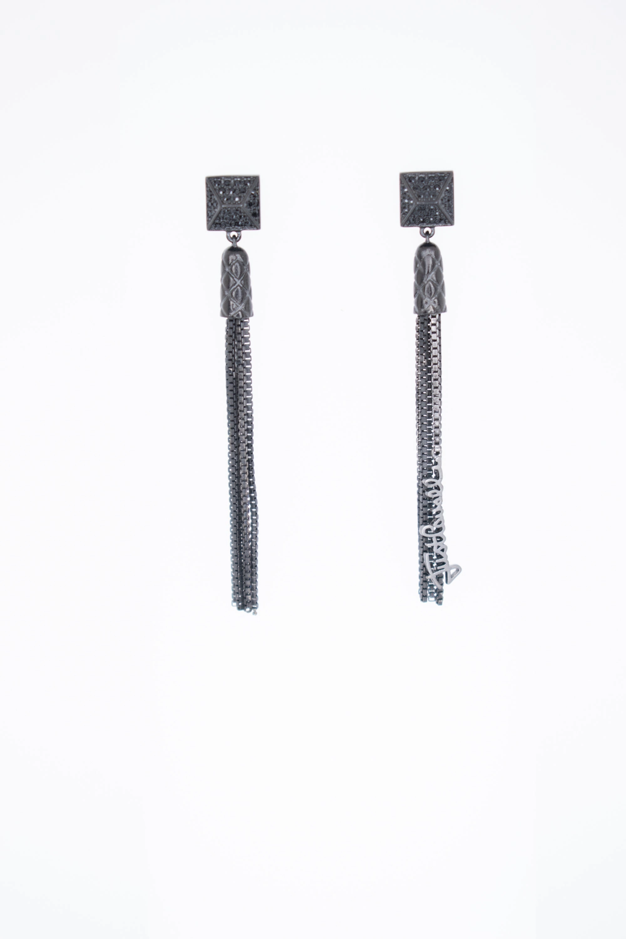 Just Cavalli Earring With Gun Metal Color