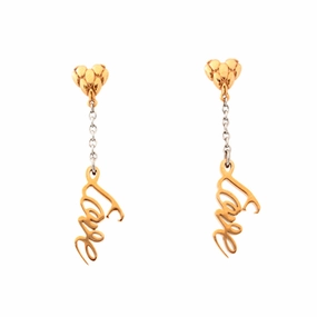 Just Cavalli Earring With Just Cavalli & Heart Logo fashion-jewelry  