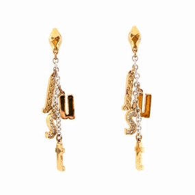 Just Cavalli Earring With Just Cavalli Charm Design 
