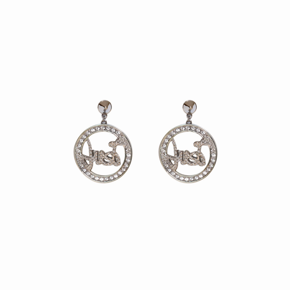 Just Cavalli Fashion Earrings With Just Round Logo fashion-jewelry  