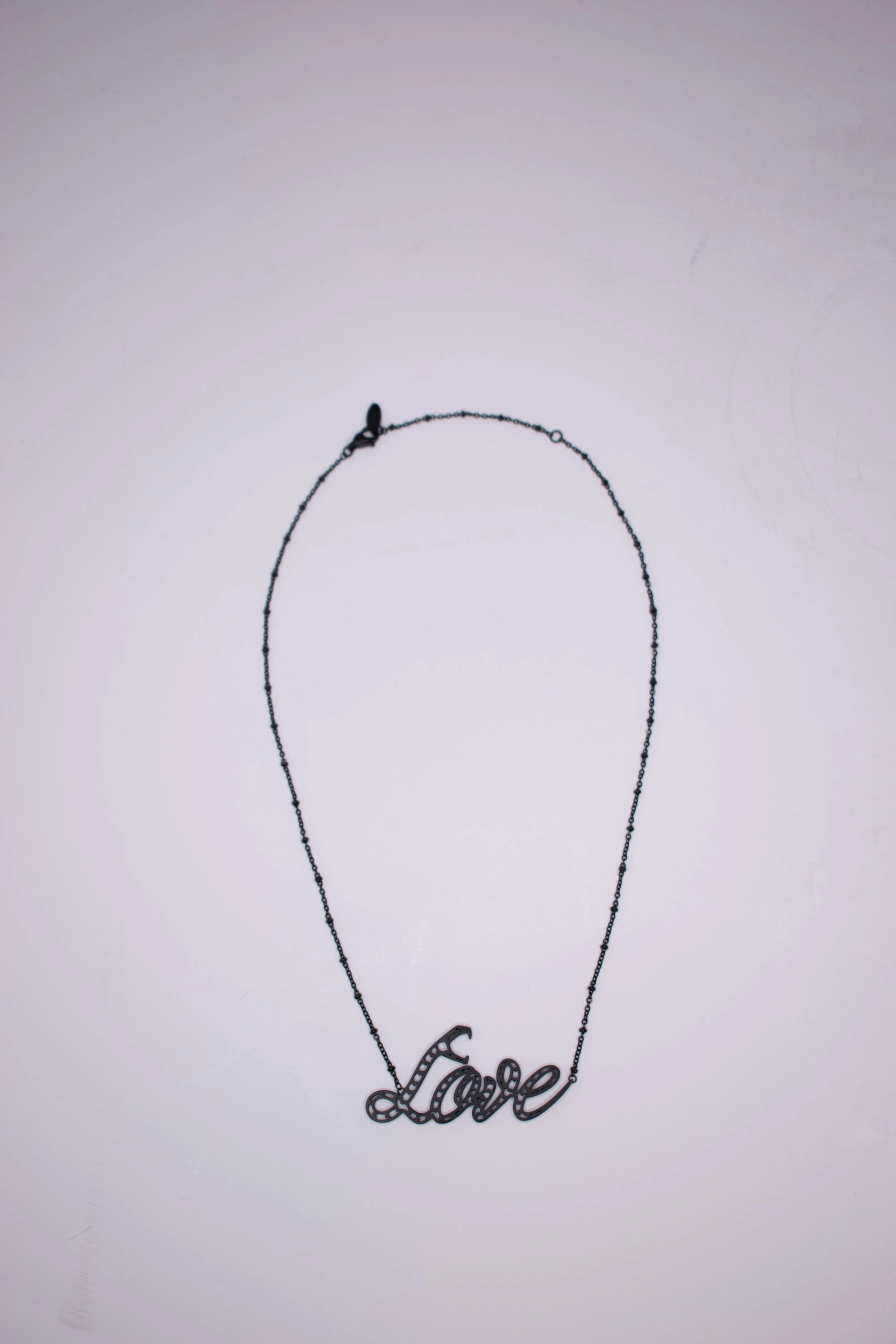 Just Cavalli Necklace With Love Pendant Logo