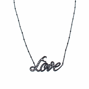 Just Cavalli Necklace With Love Pendant Logo fashion-jewelry  