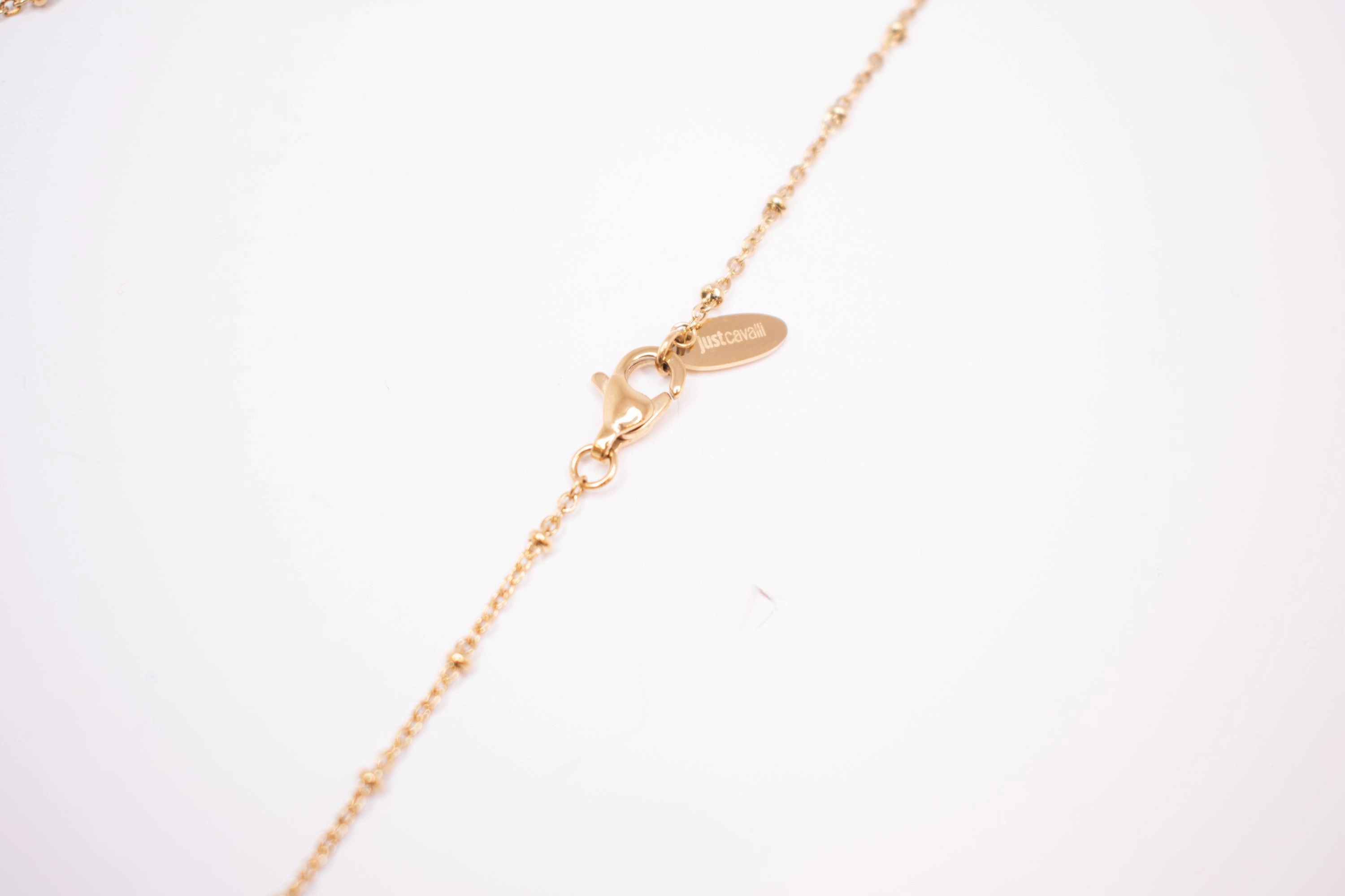 Just Cavalli Necklace With Love Pendant Logo
