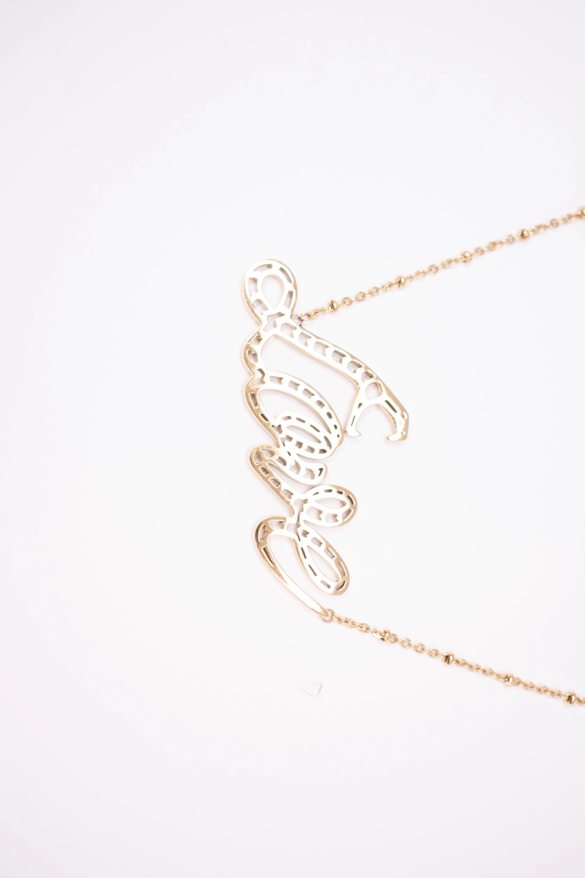 Just Cavalli Necklace With Love Pendant Logo
