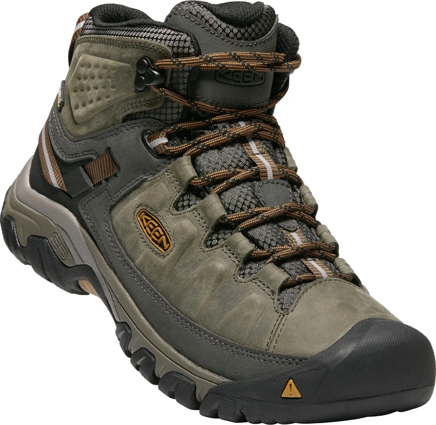 Keen Schuhe Targhee III Mid Wasserdicht Schwarzolive/Goldbraun