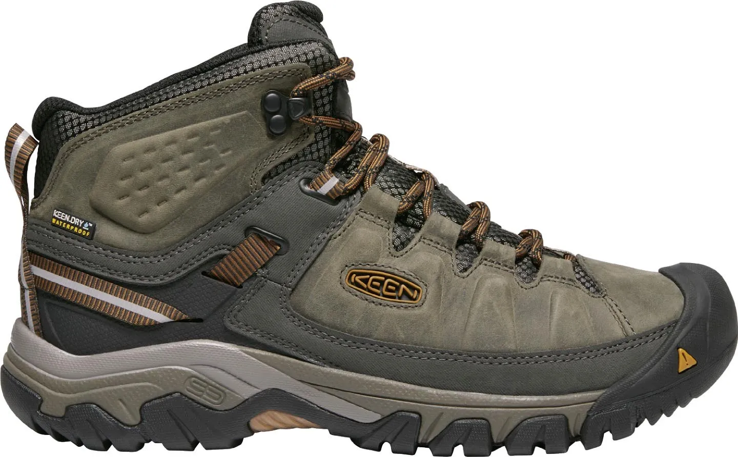 Keen Schuhe Targhee III Mid Wasserdicht Schwarzolive/Goldbraun