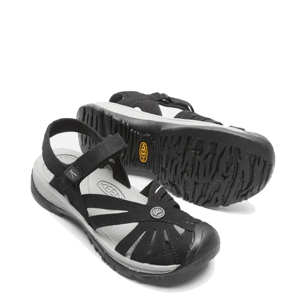 KEEN Damen Rose wasserfeste Sandale in Schwarz