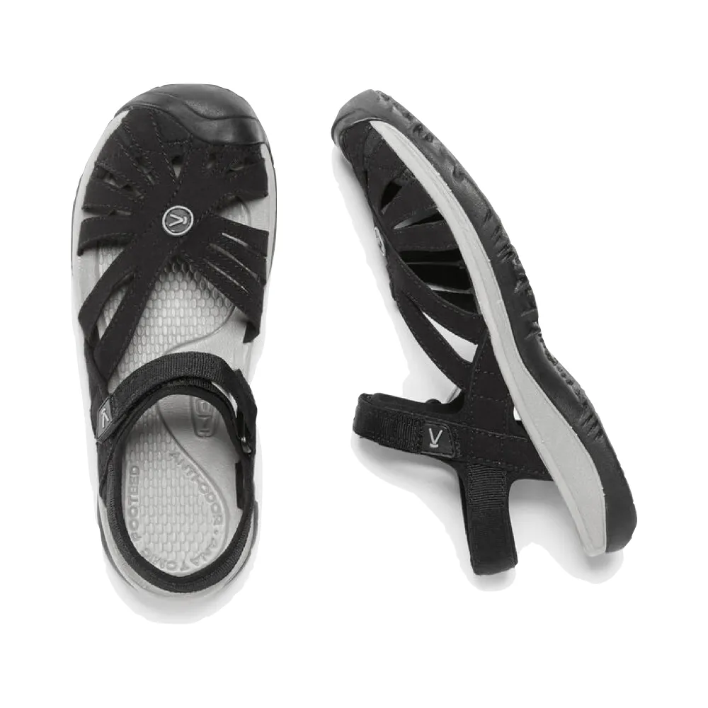 KEEN Damen Rose wasserfeste Sandale in Schwarz
