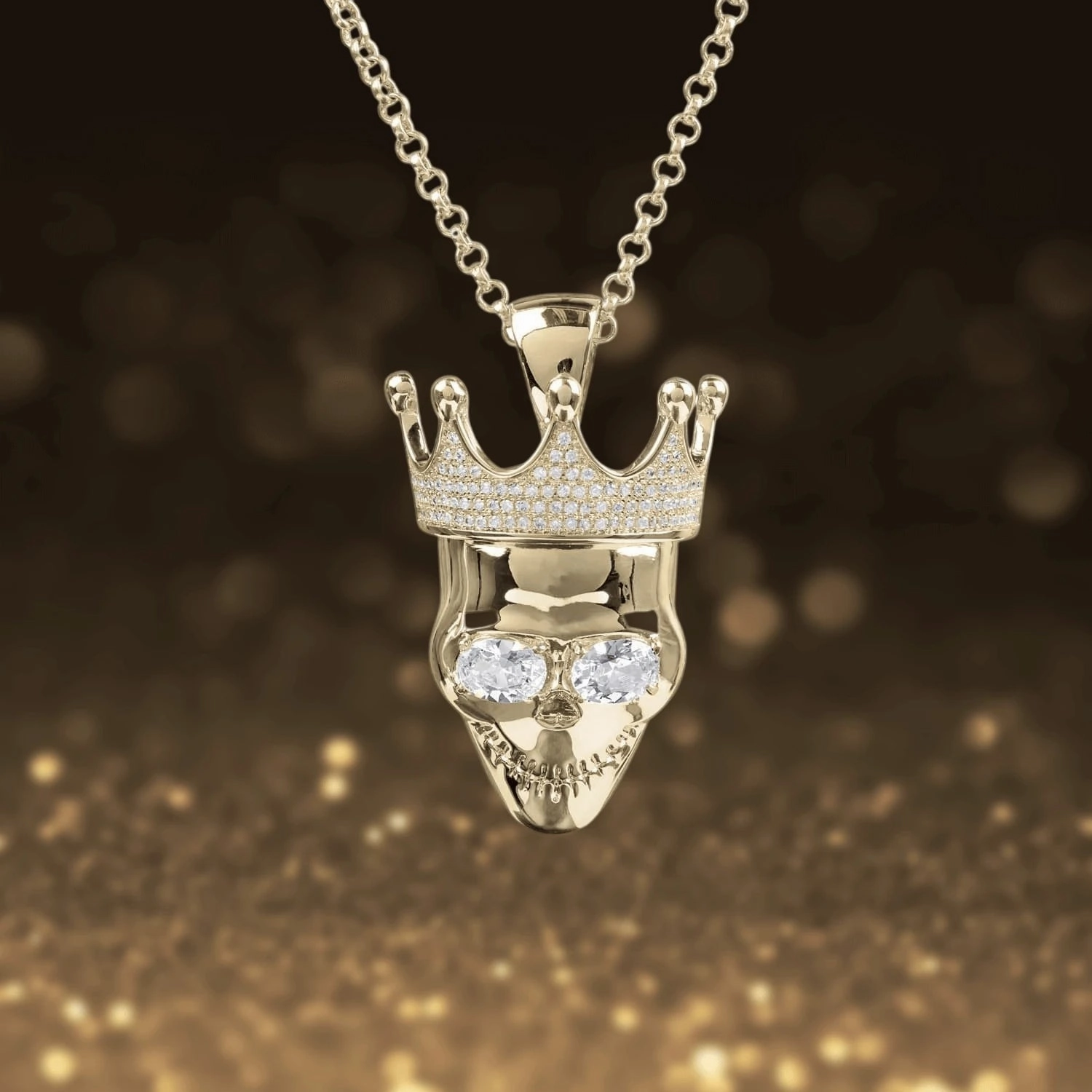King Of Rock Skull Pendant