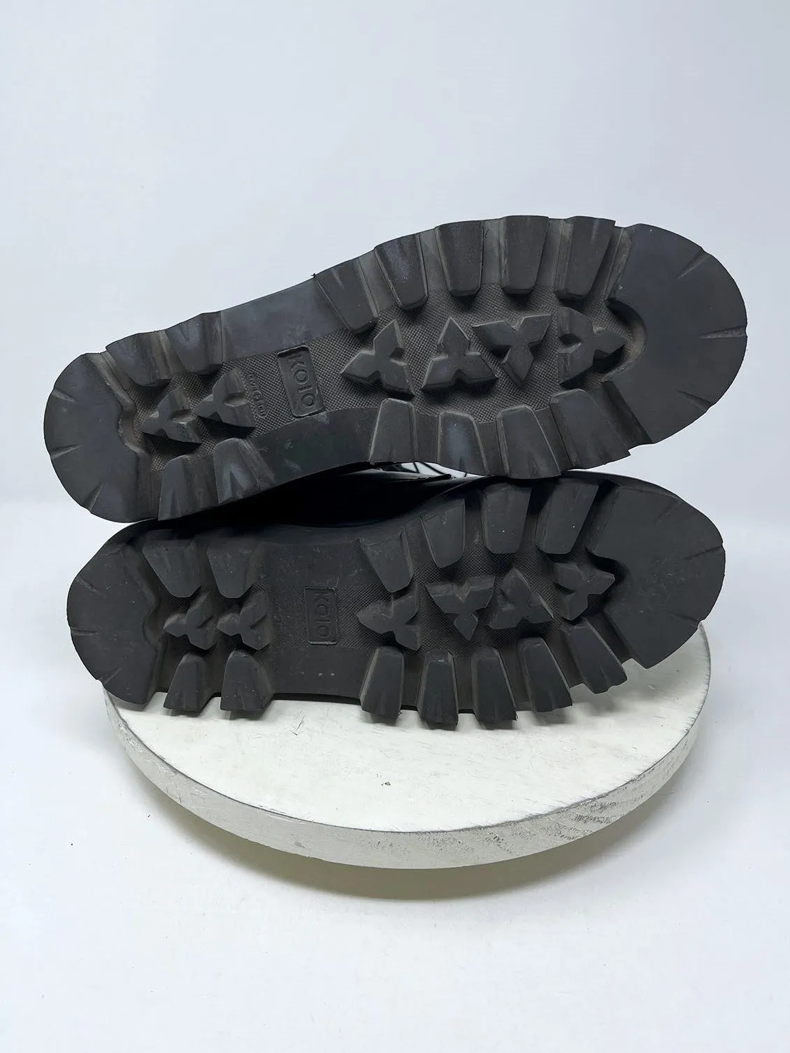 Koio Größe 10 (40) Schwarze Kampfstiefel