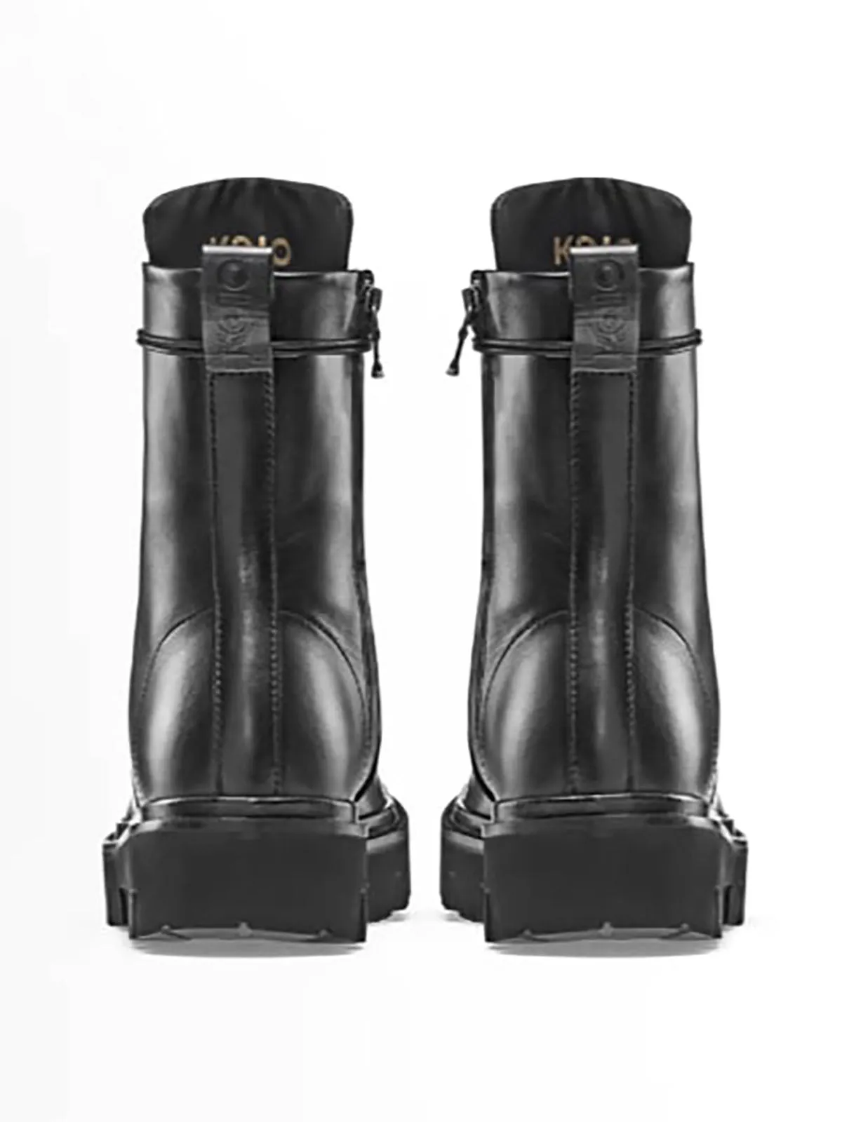 Koio Größe 10 (40) Schwarze Kampfstiefel