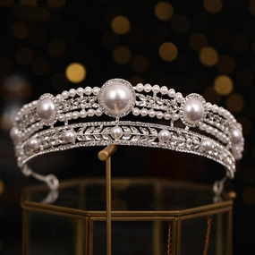 Korean Style Wedding Retro Pearl Princess Super Fairy Hair Accessories 