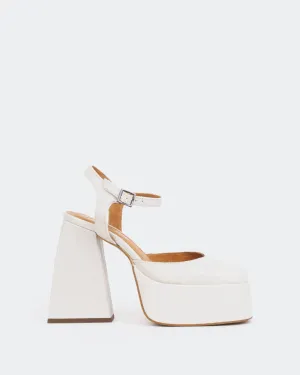 Kotter, Off White Leder/Gebleichtes Weißes Leder