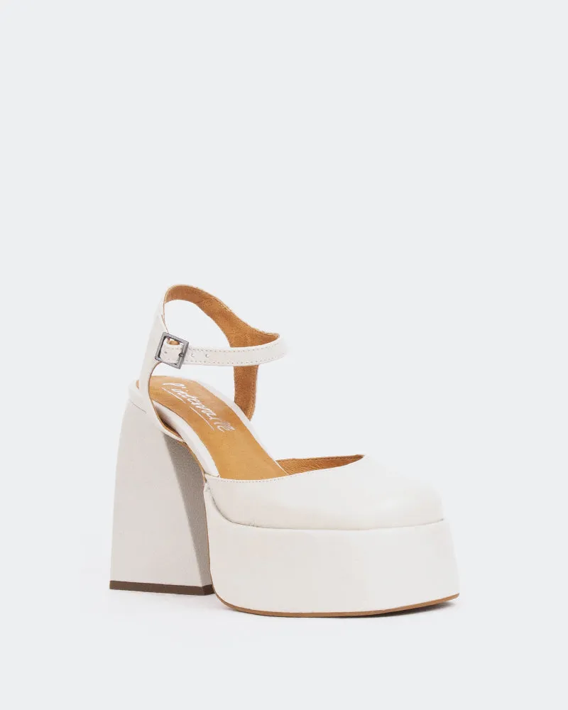 Kotter, Off White Leder/Gebleichtes Weißes Leder