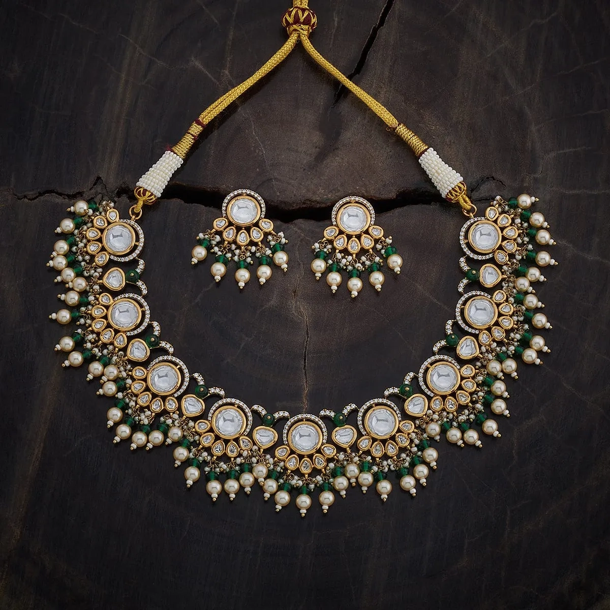 Kundan Necklace 165873