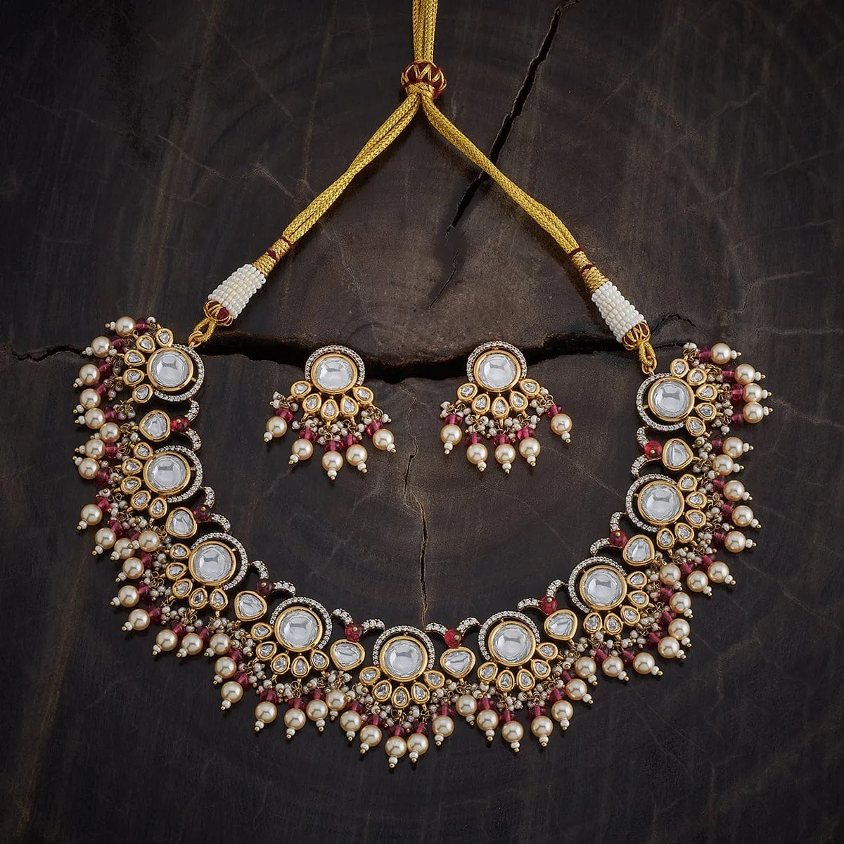Kundan Necklace 165873