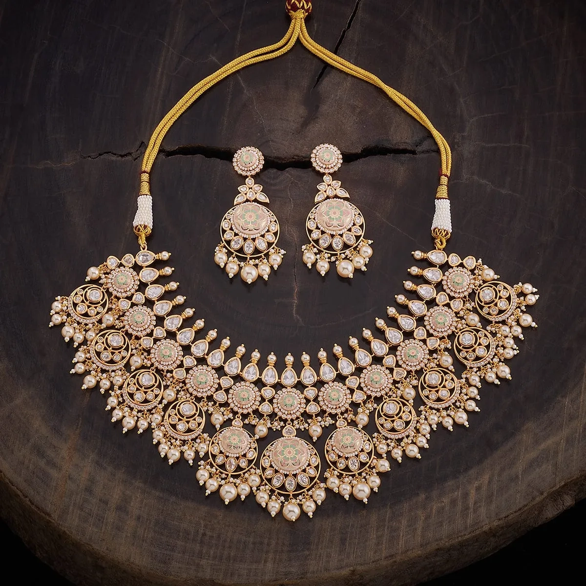Kundan Necklace 165877