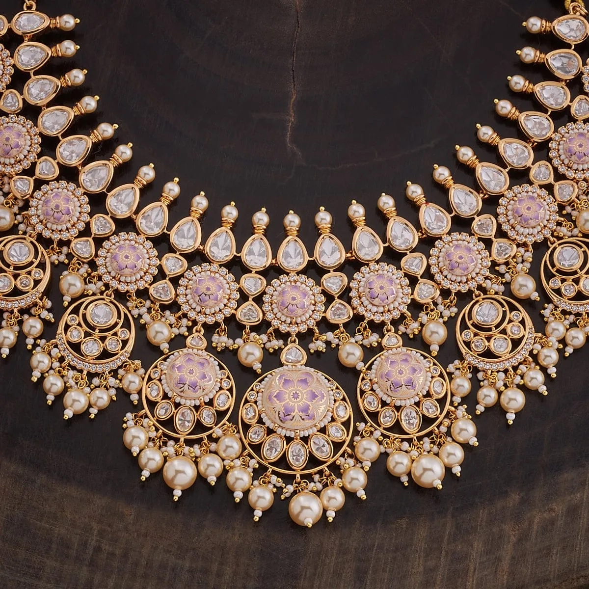 Kundan Necklace 165877