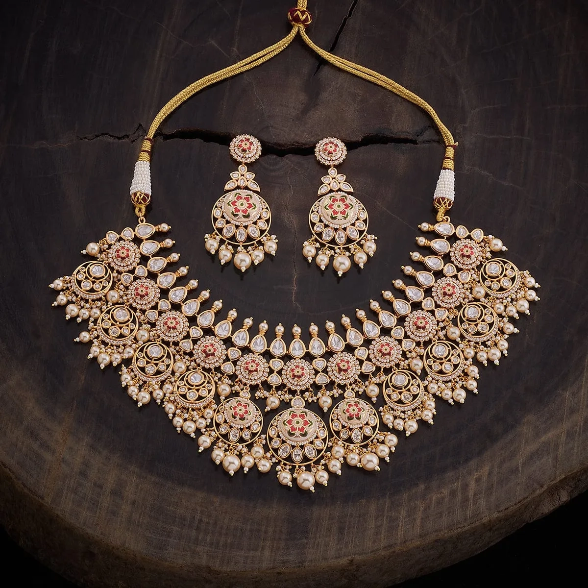 Kundan Necklace 165877