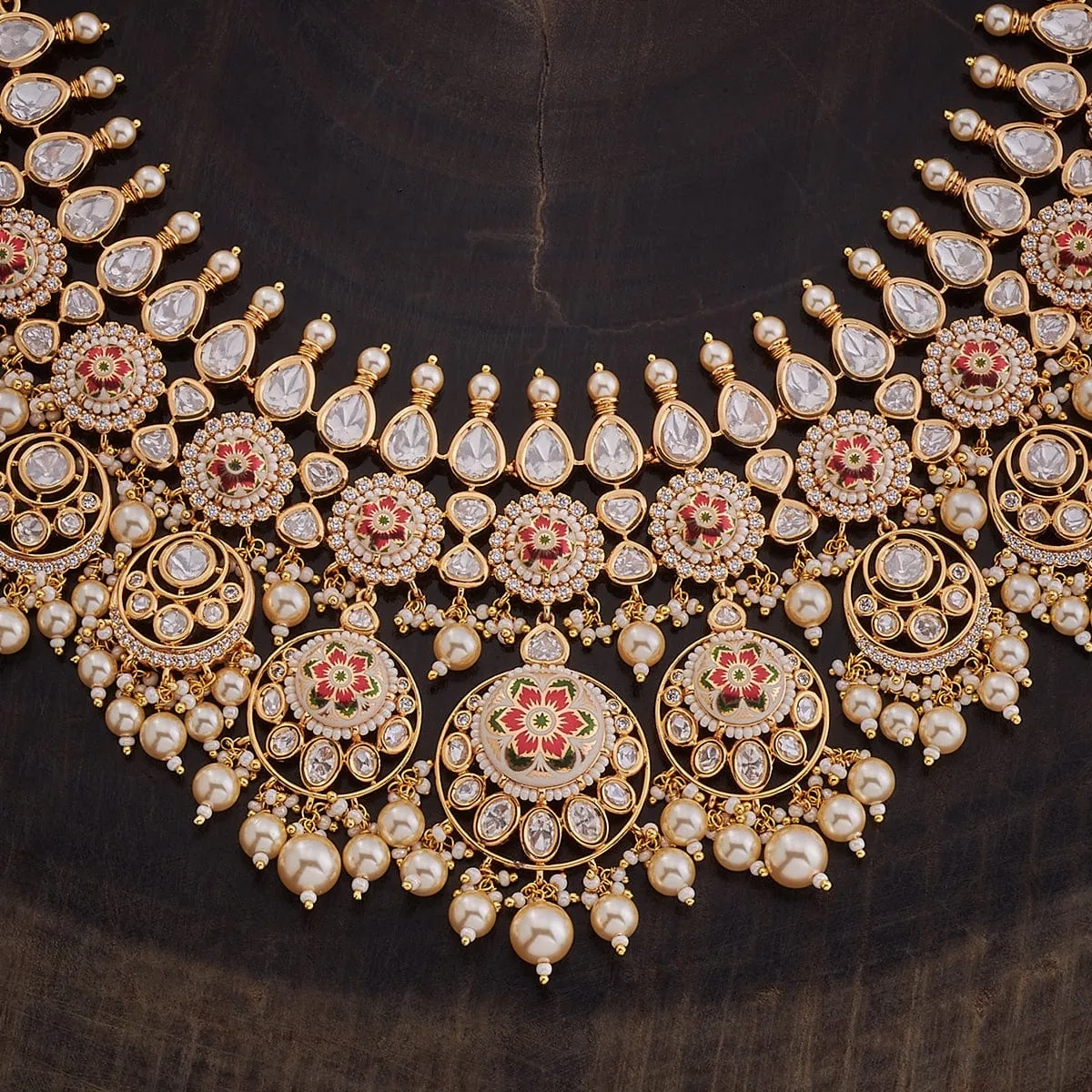 Kundan Necklace 165877