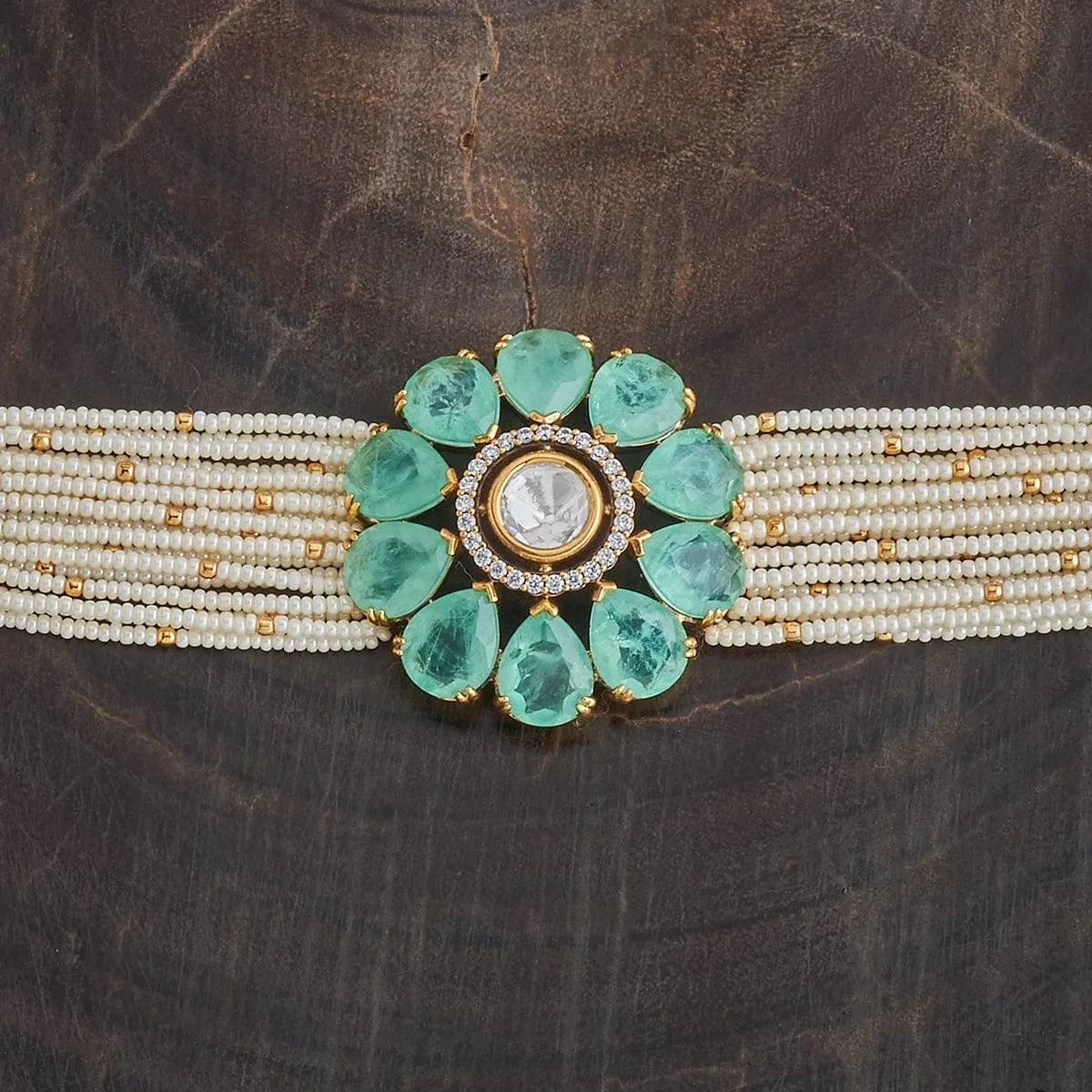 Kundan Necklace 174040