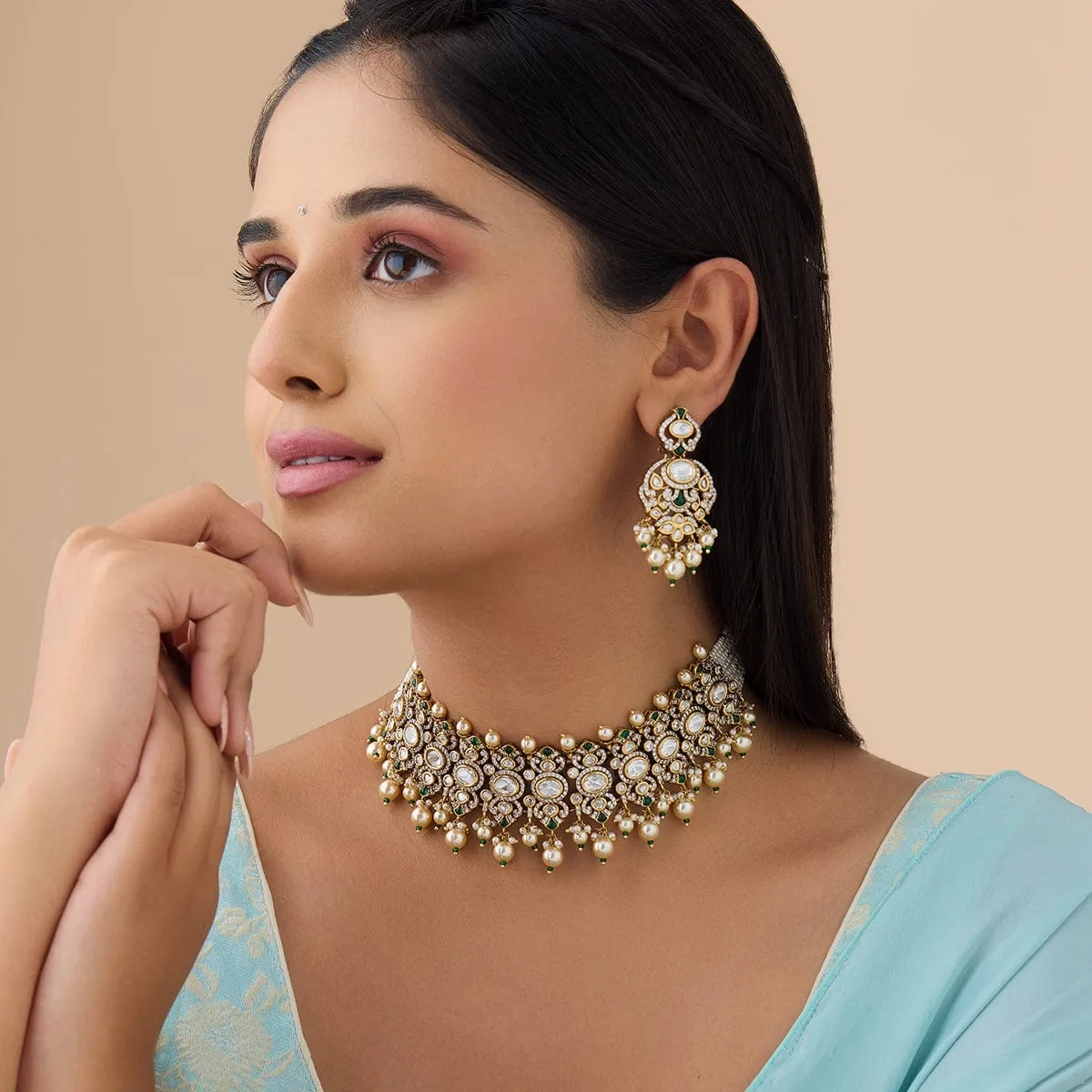 Kundan Necklace 176784
