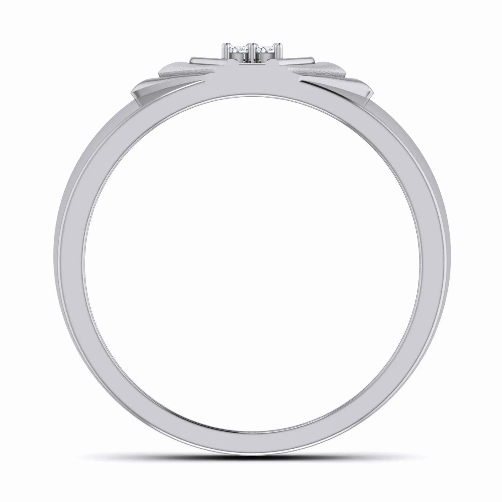 Lab Diamond Men's 14K Gold Ring