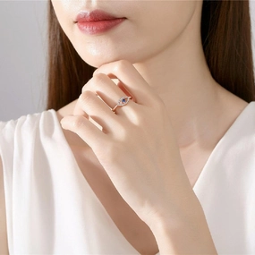 Ladies Fashion Sterling Silver Ring 