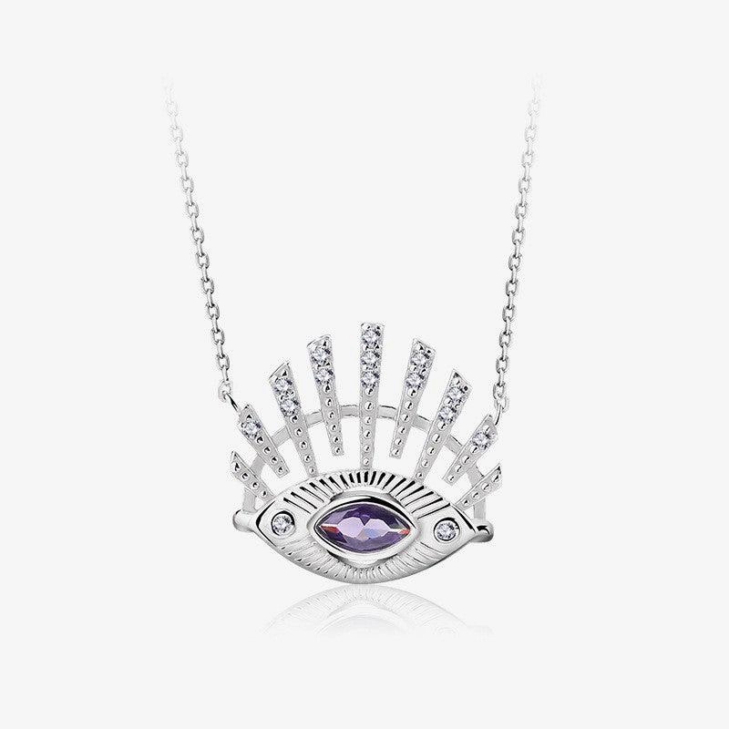 Lady Devil's Eye Zircon Necklace